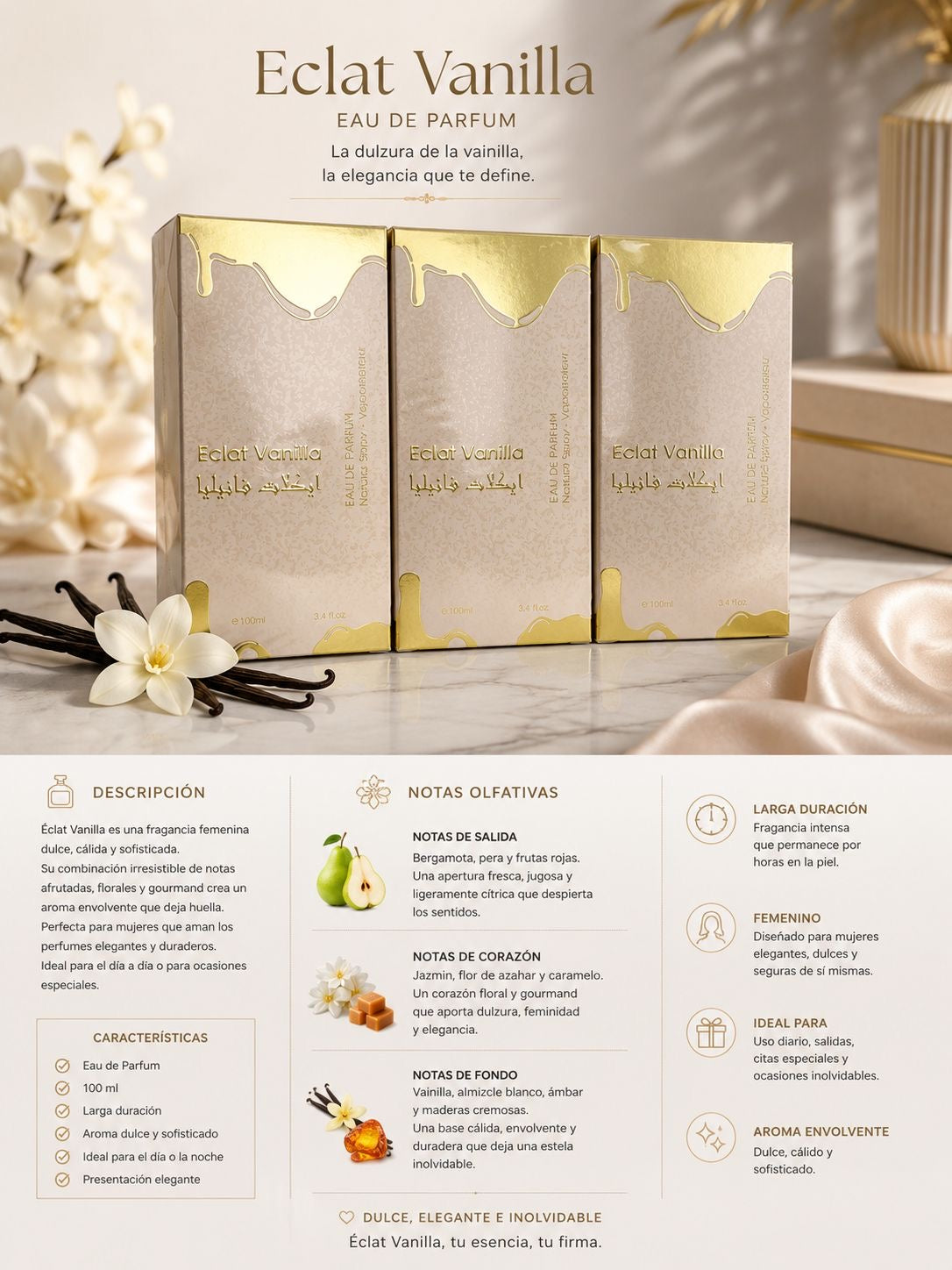 PERFUME ECLAT VANILLA
