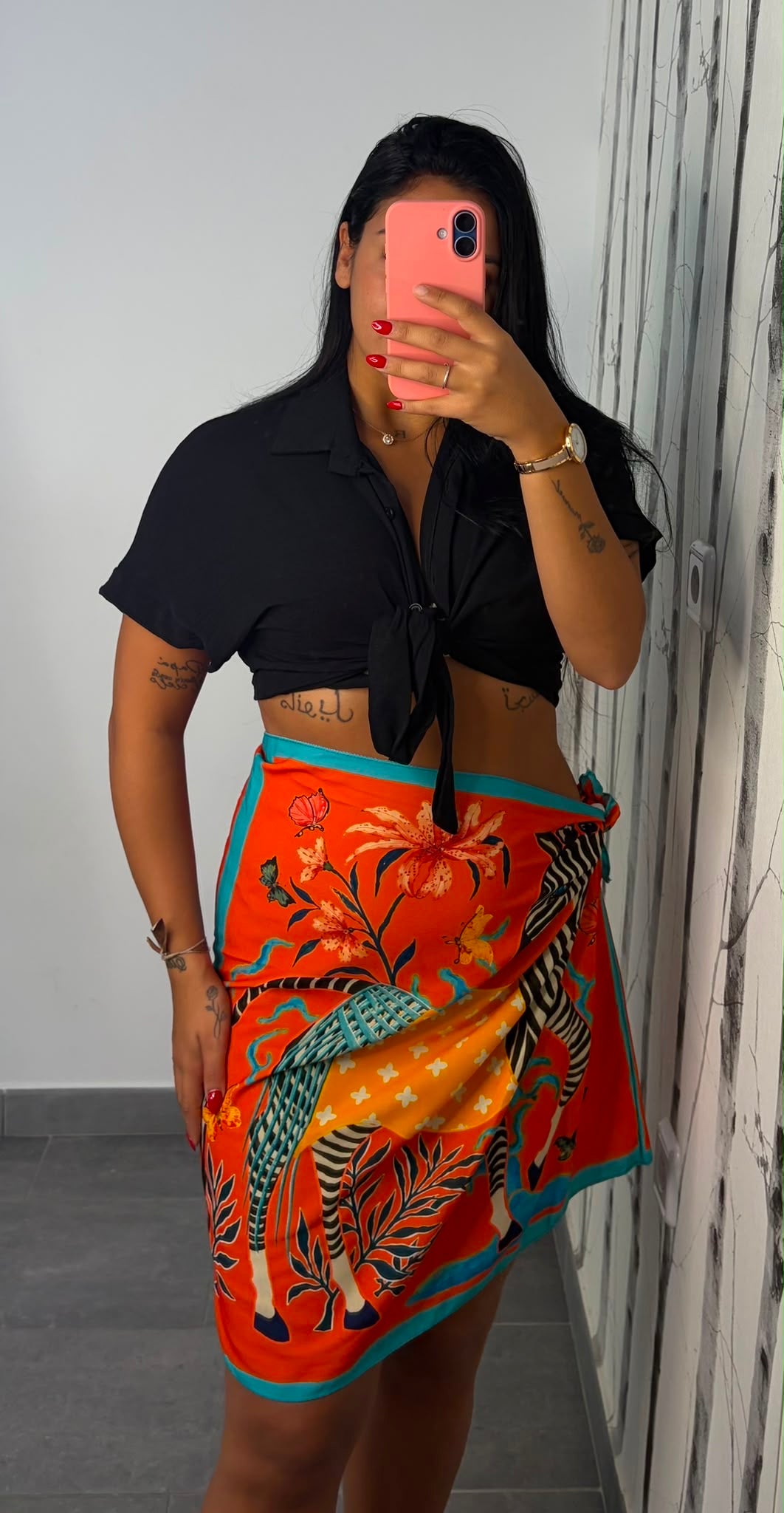 FALDA CEBRA