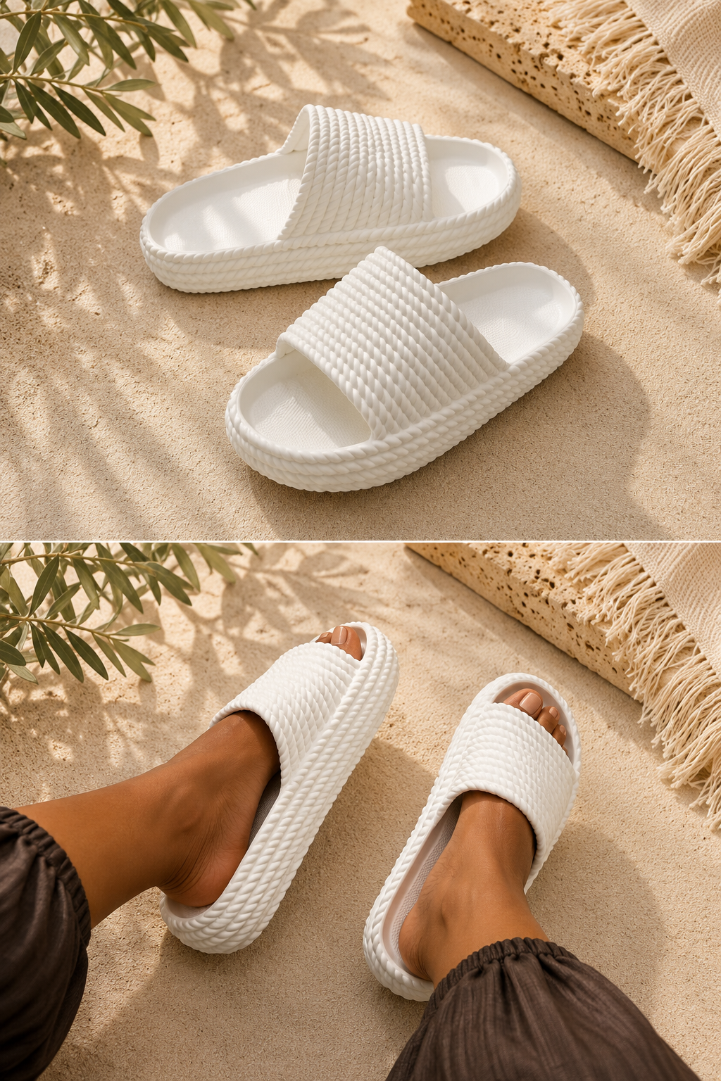 CHANCLAS TRENZADAS