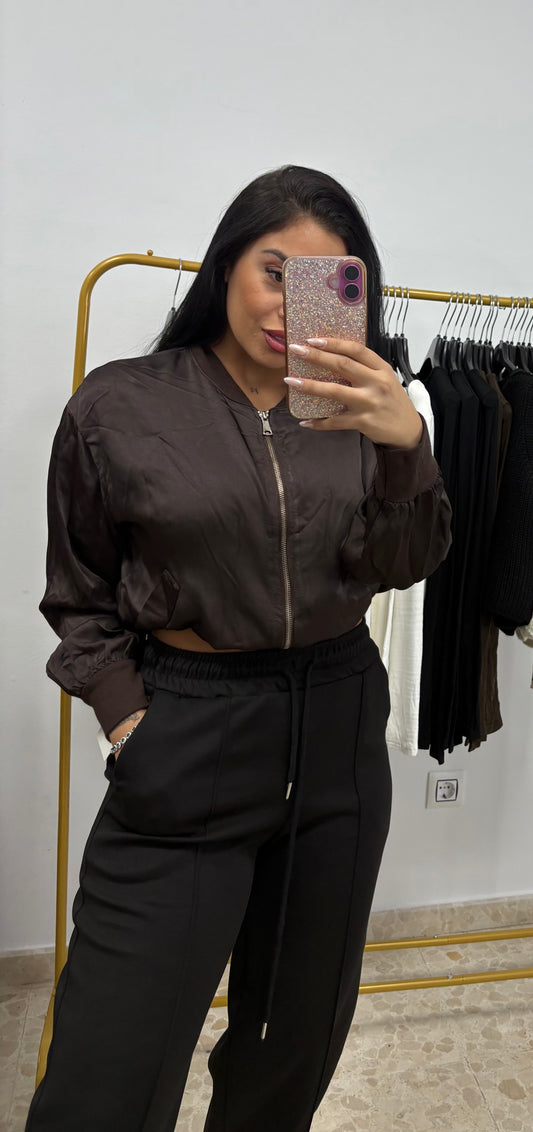 BOMBER SATINADA