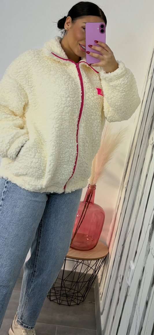 CHAQUETA BOMBAZO BLANCA